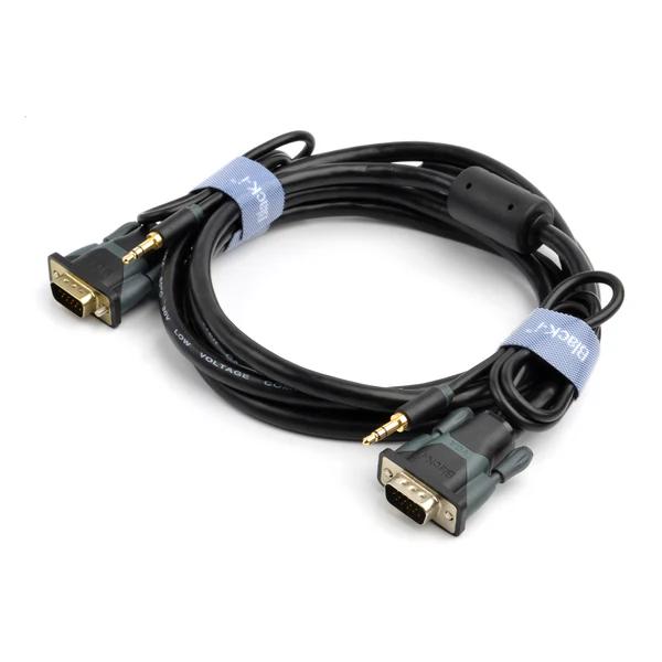 Black-i Male with Audio VGA Cable 10 m Black_2