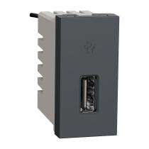 Schneider Electric 2.1 A Grey USB Charger Type A Electrical Sockets_0