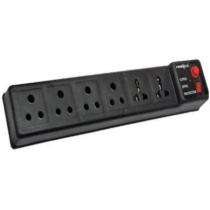 Frontech FT-3513 Spike and Surge Guard 6 Socket 6 Way 5 m Extension Board_0