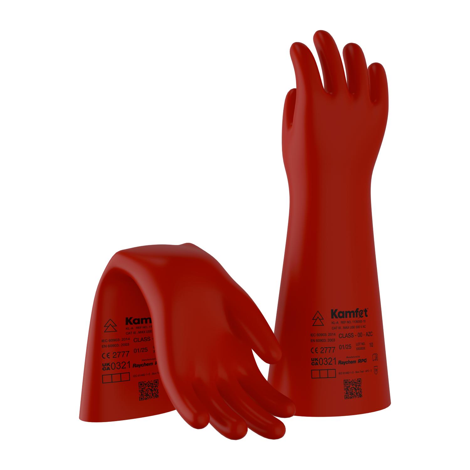 Kamfet Electrical Insulating Natural Latex Safety Gloves KL-A - Raychem RPG 12_1