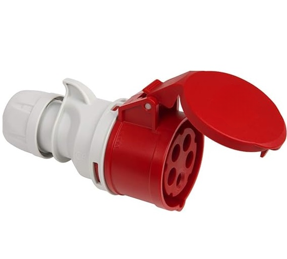 C&S 5 Pin 415 V 32 A IP67 Industrial Socket_0