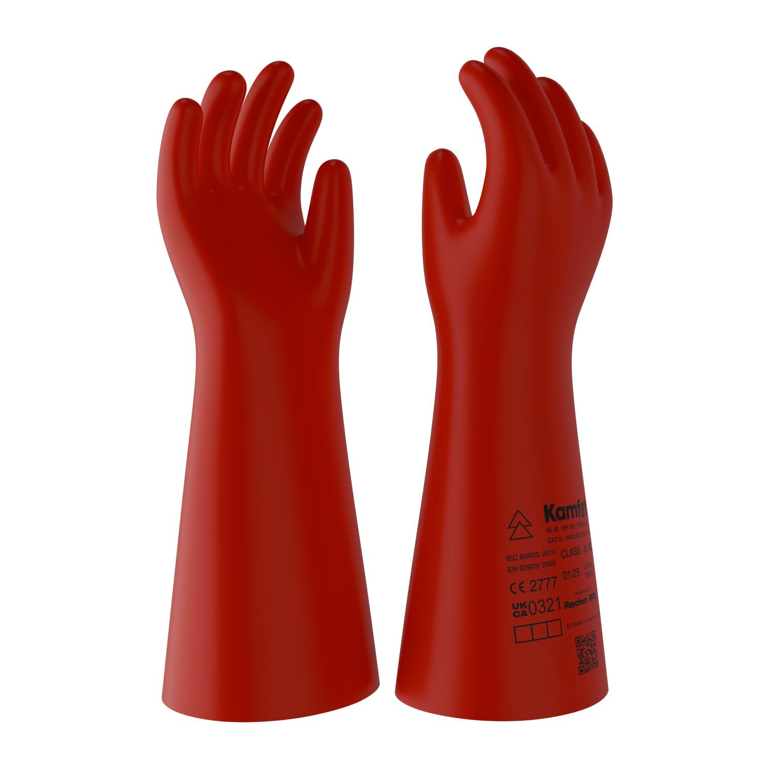 Kamfet Electrical Insulating Natural Latex Safety Gloves KL-B - Raychem RPG 12_2