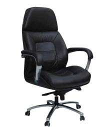 Furnways Revolving Black 1219 x 762 x 762 mm Hot Pressed Plywood Office Chairs_0