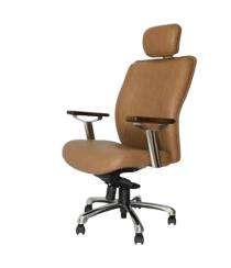 Furnways Revolving Light Brown 1219 x 762 x 762 mm Hot Pressed Plywood Office Chairs_0