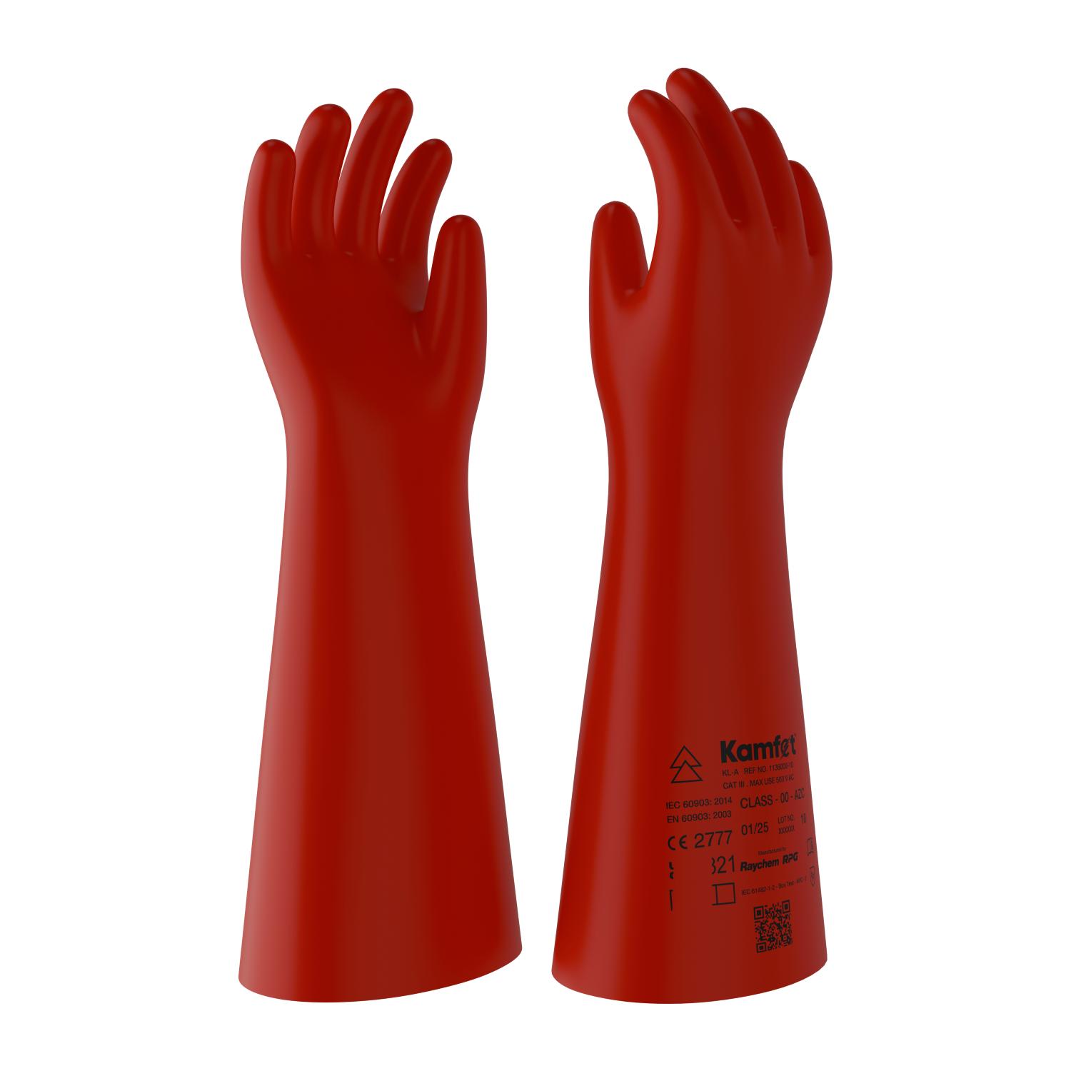 Kamfet Electrical Insulating Natural Latex Safety Gloves KL-A - Raychem RPG 11_2
