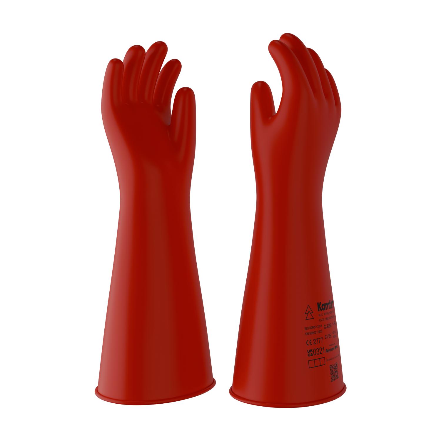 Kamfet Electrical Insulating Natural Latex Safety Gloves KL-C - Raychem RPG 10_2