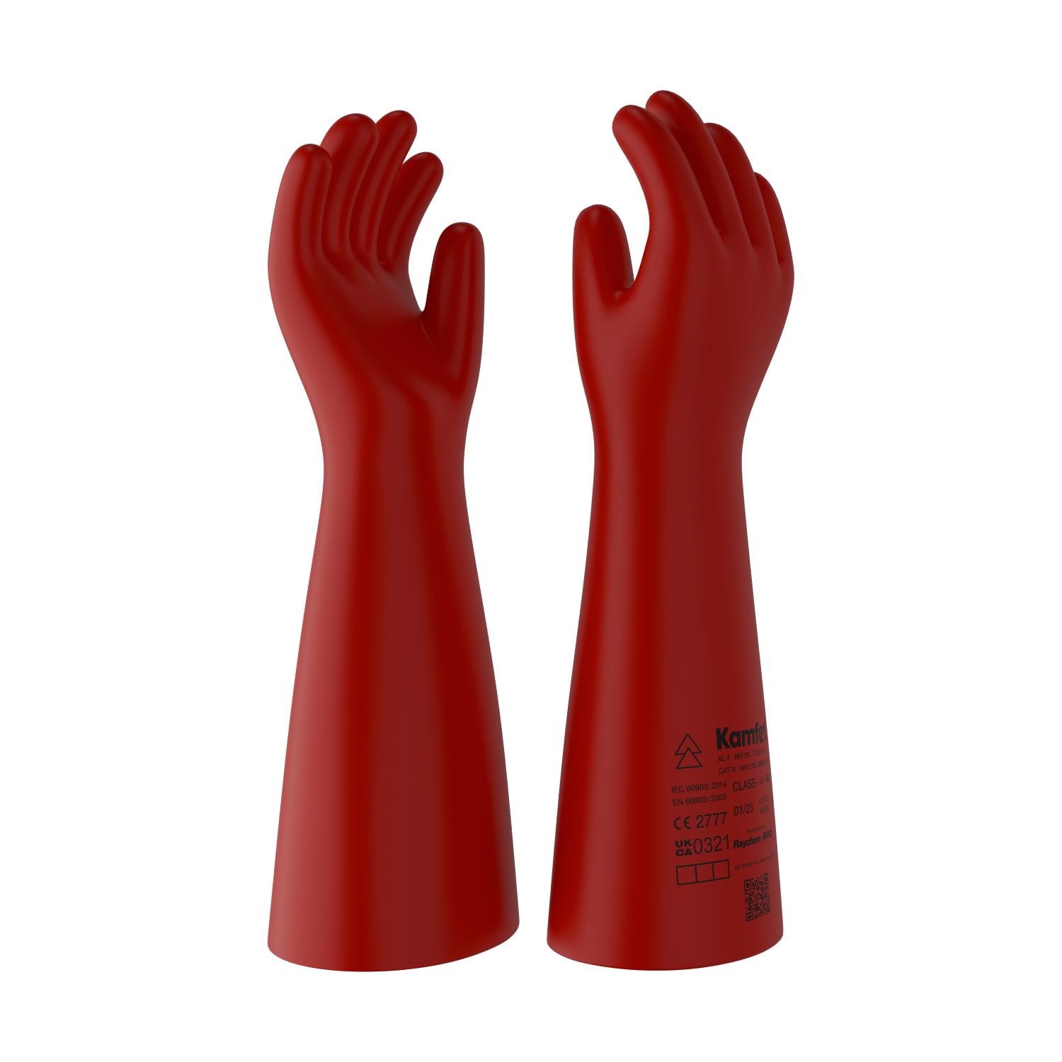 Kamfet Electrical Insulating Natural Latex Safety Gloves KL-F - Raychem RPG 11_2