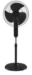 Polycab AERY HS 400 mm Black Pedestal Fan_0
