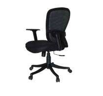 Furnways Revolving Black 1067 x 711 x 711 mm Injection Moulded Nylon Fibre Office Chairs_0