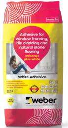 Weber Weberset Plus White Polymer Tile Adhesive 20 kg_0