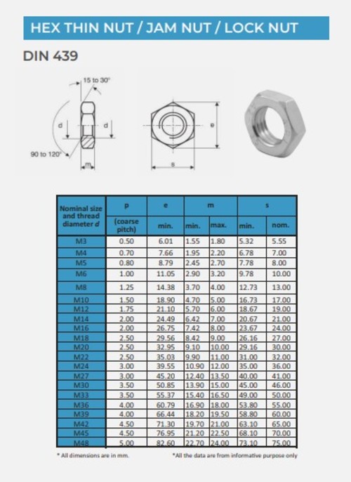 EVA Hex SS Lock Nuts 31 mm_1
