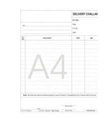 Delivery Challan Book A4 100 White_0