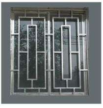 Anjali Mild Steel Window Grill_0