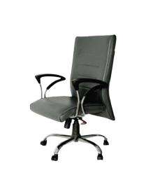 Furnways Revolving Gray 1118 x 711 x 711 mm Hot Pressed Plywood Office Chairs_0