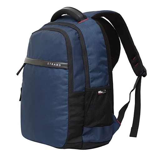 Strabo Office Bags Moto Laptop Backpack Polyester Blue_1