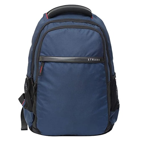 Strabo Office Bags Moto Laptop Backpack Polyester Blue_2