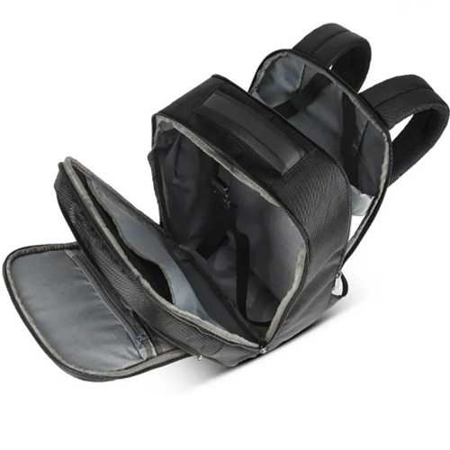 Strabo Office Bags Tech Laptop Backpack Polyester Black_1