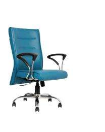 Furnways Revolving Blue 1041 x 711 x 711 mm Hot Pressed Plywood Office Chairs_0
