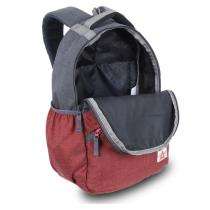 Strabo Office Bags Cooper Laptop Backpack Polyester Maroon and Grey_0