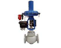 VI 125 mm Pneumatic Cast Iron Globe Valves Flanged_0