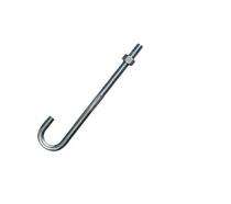 24 mm Mild Steel Foundation Bolts J Shape 100 mm_0