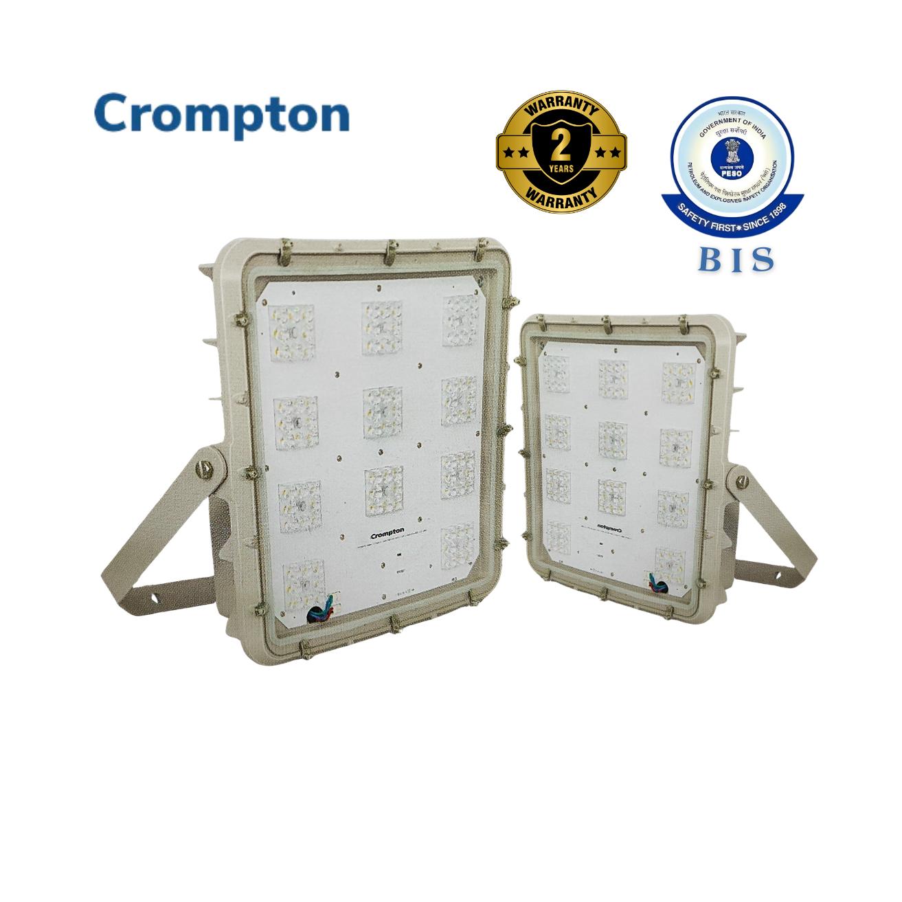 Crompton 300 W Cool White IP66 10 kV 100 Lumen CFS-506-300-57-60D-SL-GL-NSG LED Flood Lights_1