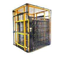 India Elevator Mild Steel 30 ft Hydraulic Goods Lift 2 ton_0
