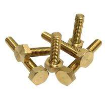 Maruti M10 Brass Hexagon Head Bolts 10.9 50 mm DIN 933_0