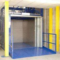 India Elevator Mild Steel 30 ft Hydraulic Goods Lift 4 ton_0