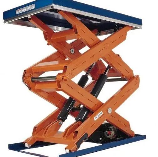 India Elevator 3 ton 20 ft Scissor Lift Hydraulic_1