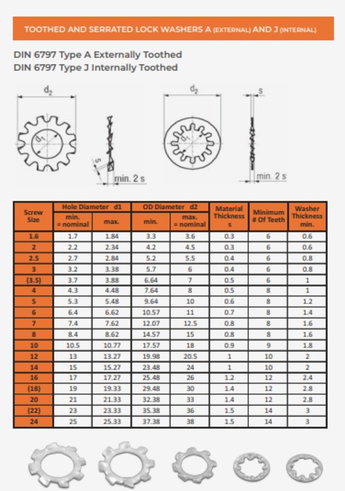 EVA J Spring Lock Washer 14 mm DIN 6797 Polished_1