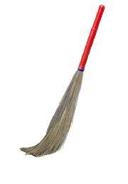 Grass Soft Floor Broom Red_0