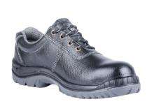 Hillson Panther Real Leather Steel Toe Safety Shoes Black_0