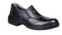 Hillson LF 02 Real Leather Steel Toe Safety Shoes Black_0