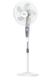 Polycab Elanza 400 mm White and Grey Pedestal Fan_0