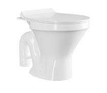 Bathero EWC with Seat Cover and Flush Classic 61005 Floor Mounted_0