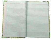 Ruled Registers A4 11.7 x 16.5 inch_0