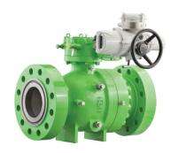 L&T 8 x 6 inch Trunnion Mounted Ball Valves Flanged_0