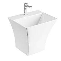 Bathero Wash Basin Livon 25002 Integrated Half Pedestal_0
