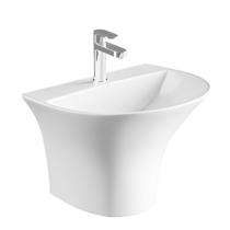 Bathero Wash Basin Lakme 25004 Integrated Half Pedestal_0