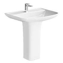 Bathero Wash Basin Lava 51001 Full Pedestal_0