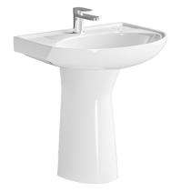 Bathero Wash Basin Retro 51008 Full Pedestal_0