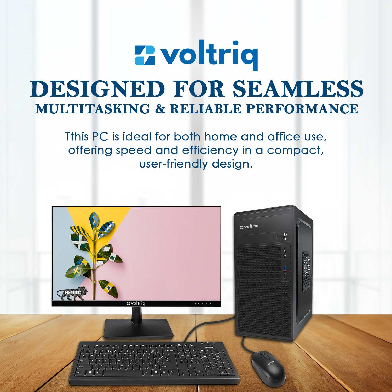 Voltriq Windows 11 Professional Intel 12 256 GB 24 in Desktop Computer_3