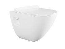 Bathero EWC with Seat Cover and Flush Corona Rimless 11011 Wall Hung_0