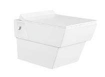 Bathero EWC with Seat Cover and Flush Delos 11004 Wall Hung_0