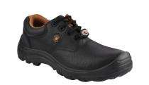Hillson MF 01 Real Leather Steel Toe Safety Shoes Black_0
