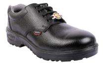 Hillson Base Real Leather Steel Toe Safety Shoes Black_0