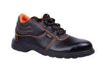 Hillson Beston Synthetic Leather Steel Toe Safety Shoes Black_0
