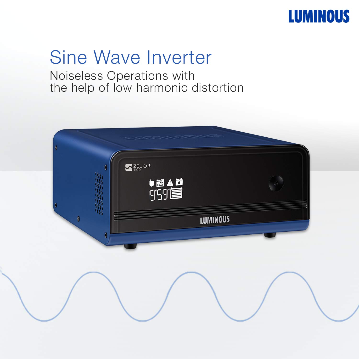 LUMINOUS Zelio+ 1100 756 W 900 VA Sine Wave Inverter_3