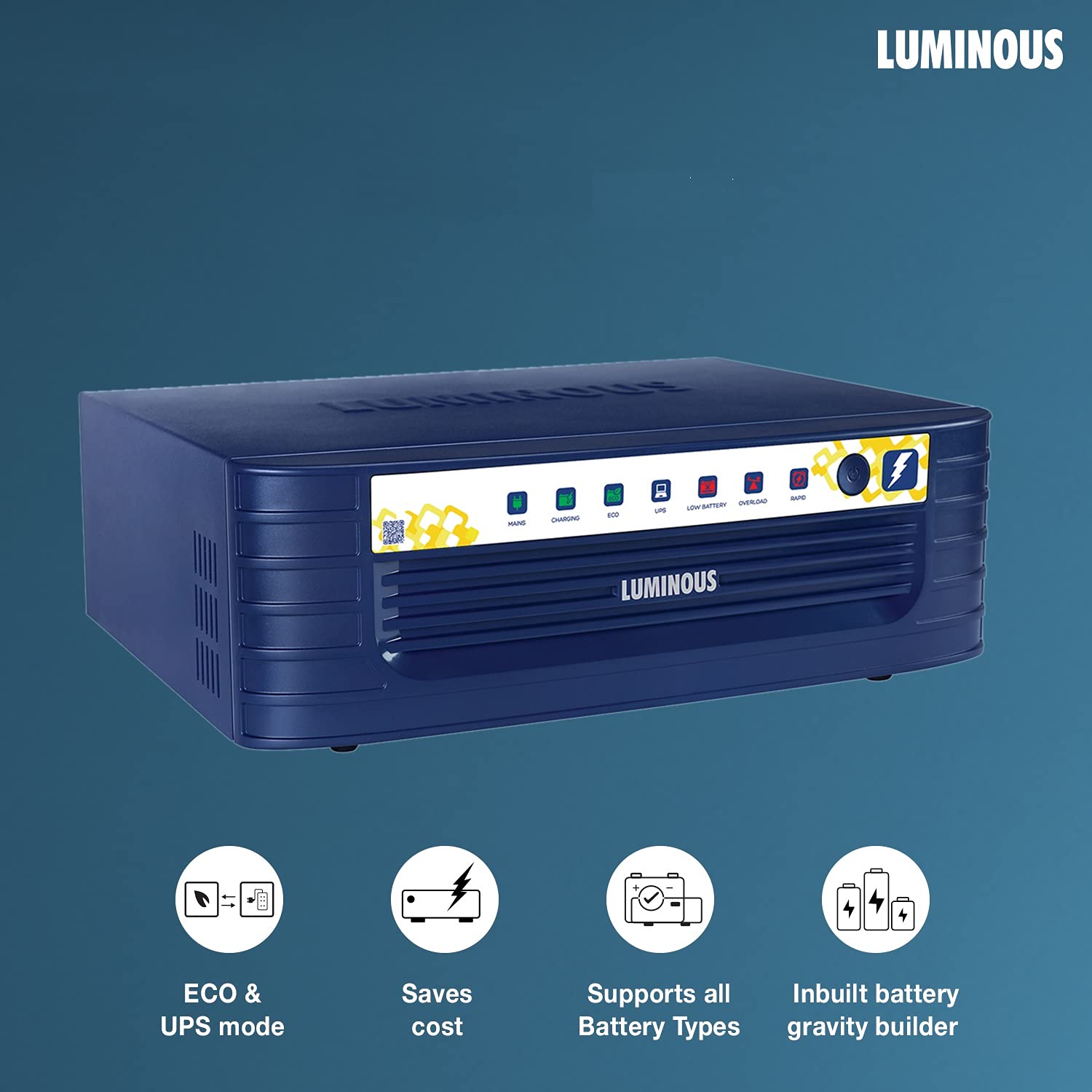 LUMINOUS Hercules Sine 1500 1176 W 1400 VA Sine Wave Inverter_3